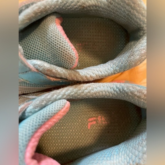 Fila‎ Little Girls Tennis shoes Sneakers Velcro closure size 8 - Picture 5 of 7